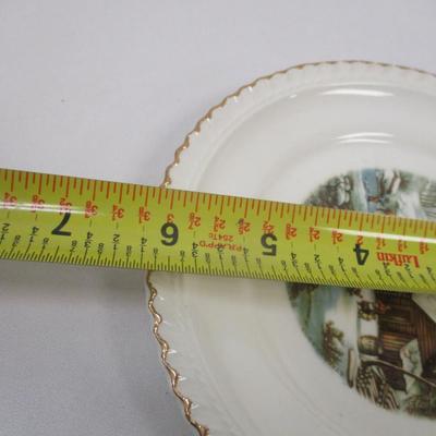 Harkerware USA Currier & Ives Decorative Display Plates