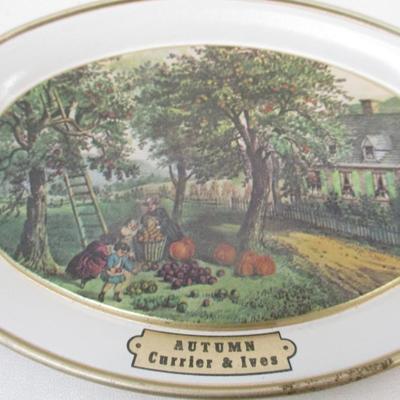 Currier & Ives Seasonal Tin Plates Fabcraft