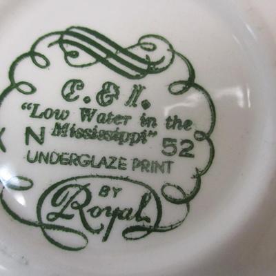 Underglaze Print By Royal Norman Rockwell Currier & Ives Chokin Art Collection Plates