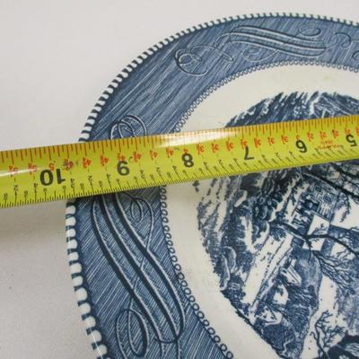Underglaze Print By Royal Norman Rockwell Currier & Ives Chokin Art Collection Plates