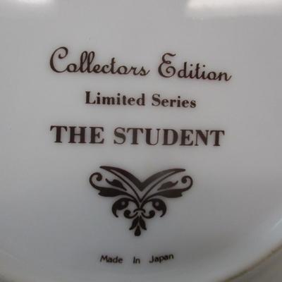 Underglaze Print By Royal Norman Rockwell Currier & Ives Chokin Art Collection Plates