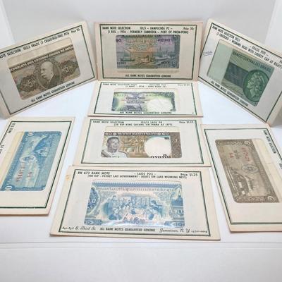 LOT 539: World Wide Paper Money Collection in Original Protective Envelopes