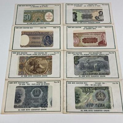 LOT 539: World Wide Paper Money Collection in Original Protective Envelopes