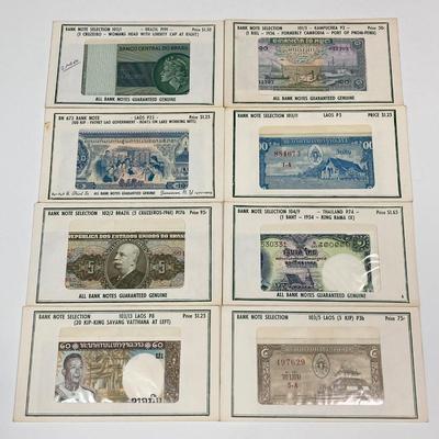 LOT 539: World Wide Paper Money Collection in Original Protective Envelopes