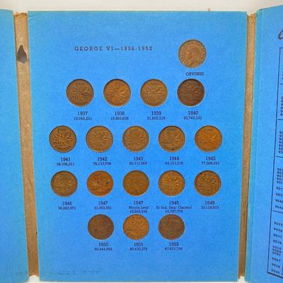 LOT 570: Canadian Coin Collection in Books