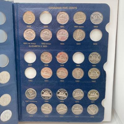 LOT 570: Canadian Coin Collection in Books