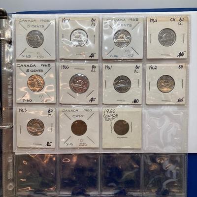 LOT 570: Canadian Coin Collection in Books