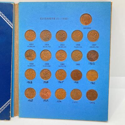 LOT 570: Canadian Coin Collection in Books