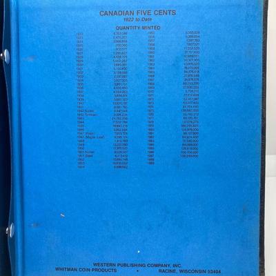 LOT 570: Canadian Coin Collection in Books