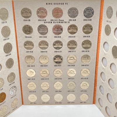 LOT 570: Canadian Coin Collection in Books