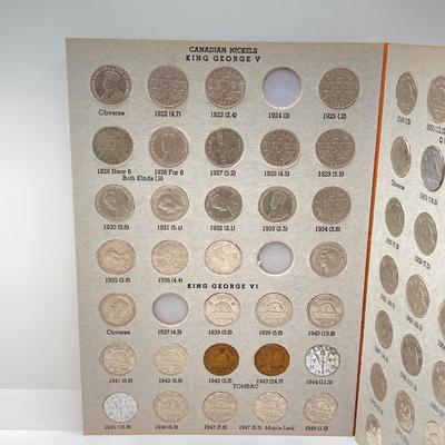 LOT 570: Canadian Coin Collection in Books