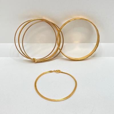LOT 571: Vintage Jewelry Collection - Lady Nelson Antimagnetic Swiss Made Necklace Watch, Monkey Couple Medallion Necklace and Gold Tone...
