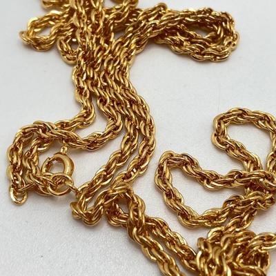 LOT 571: Vintage Jewelry Collection - Lady Nelson Antimagnetic Swiss Made Necklace Watch, Monkey Couple Medallion Necklace and Gold Tone...