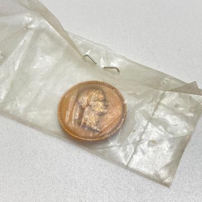 LOT 572: Collection of Vintage U.S. Coins, Tokens and Jewelry - Silver and Gold Plated and More