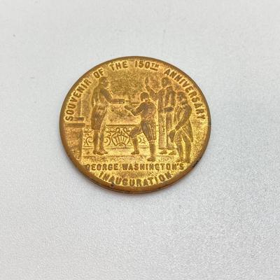 LOT 572: Collection of Vintage U.S. Coins, Tokens and Jewelry - Silver and Gold Plated and More