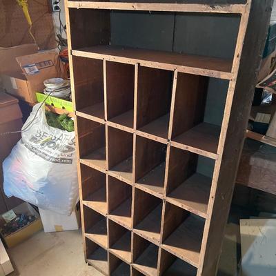 Wood shelf