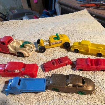 Vintage plastic toys