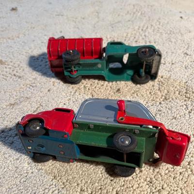 Vintage metal cars/trucks