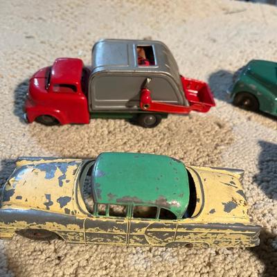 Vintage metal cars/trucks