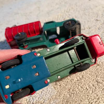 Vintage metal cars/trucks