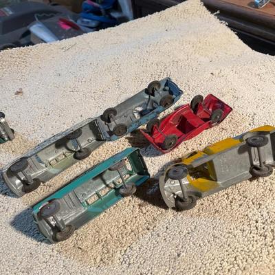Vintage metal cars/trucks