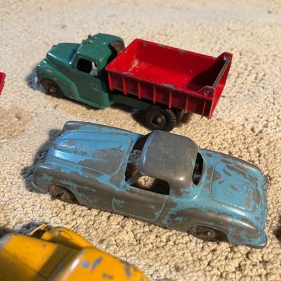 Vintage metal cars/trucks