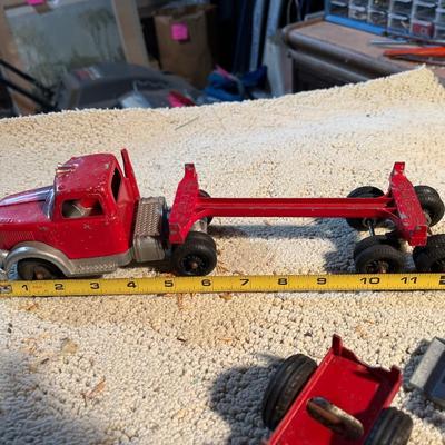 Vintage Hubley Kiddie Toy truck, tractor and more
