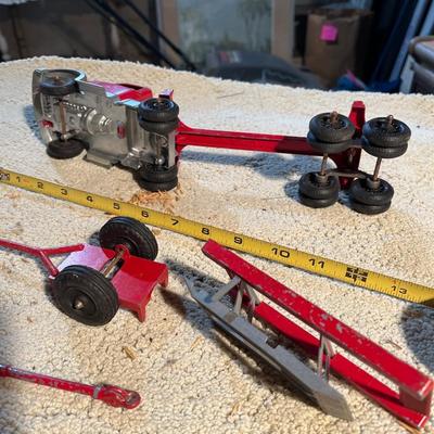 Vintage Hubley Kiddie Toy truck, tractor and more
