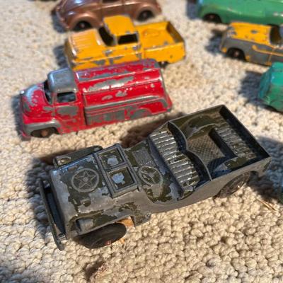 Vintage metal Tootsie Toys brand brand cars