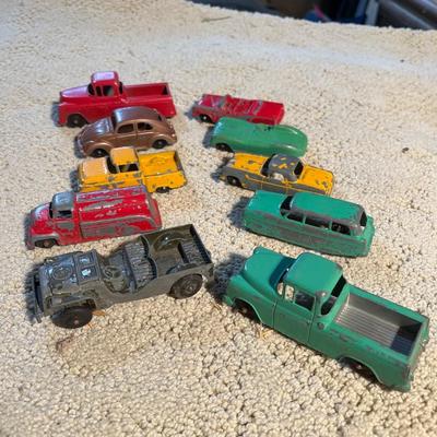 Vintage metal Tootsie Toys brand brand cars