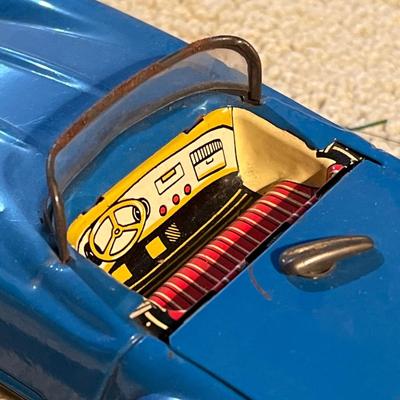 Vintage tin toy cars