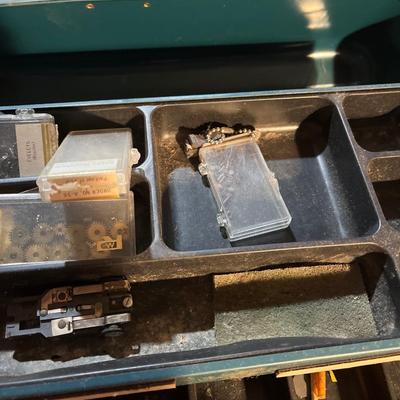 Vintage slot car parts and pieces & track