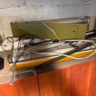 Vintage cabinet with lights
