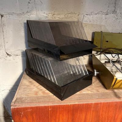 Vintage cabinet with lights