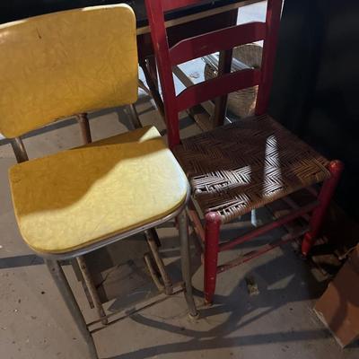 Two vintage chairs