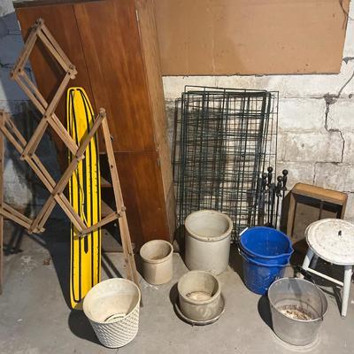 Cupboard, crocks and more fun stuff!