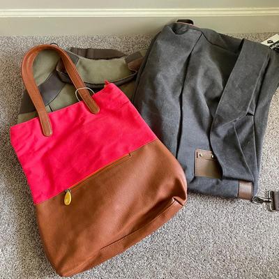 Leather & Canvas Weekender Bags w/ Jelly Yoo (GB1-SS)