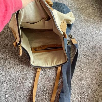 Leather & Canvas Weekender Bags w/ Jelly Yoo (GB1-SS)