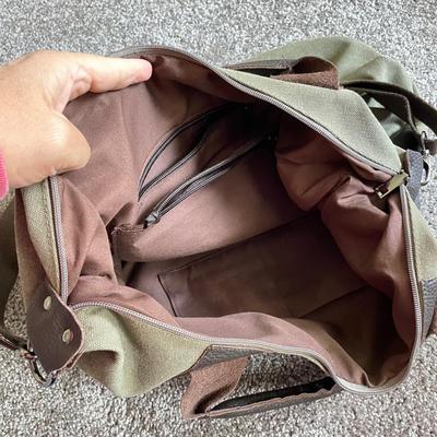 Leather & Canvas Weekender Bags w/ Jelly Yoo (GB1-SS)