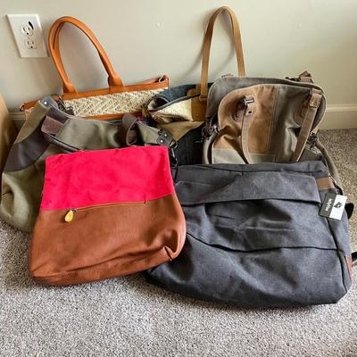 Leather & Canvas Weekender Bags w/ Jelly Yoo (GB1-SS)