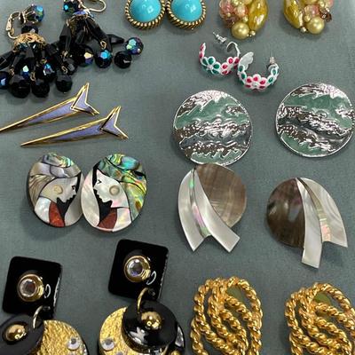 Chunky Earrings Lot