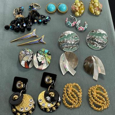 Chunky Earrings Lot