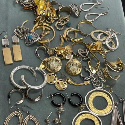 Mixed Metal Earring Lot