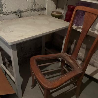 Small desk and chair