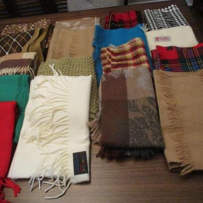 Assortment Of Women's Scarves Lot C Cashmink Wool
