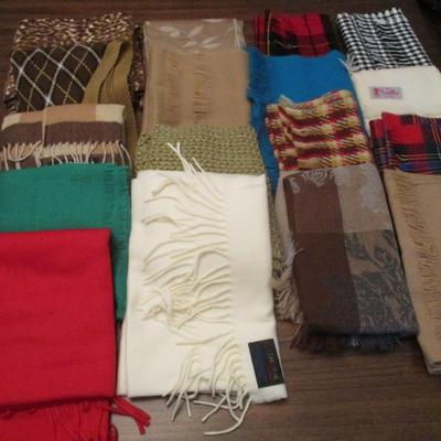 Assortment Of Women's Scarves Lot C Cashmink Wool