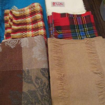 Assortment Of Women's Scarves Lot C Cashmink Wool