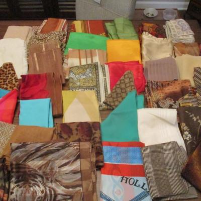 Assortment Of Women's Scarves Lot D Some May Be Silk