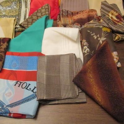 Assortment Of Women's Scarves Lot D Some May Be Silk