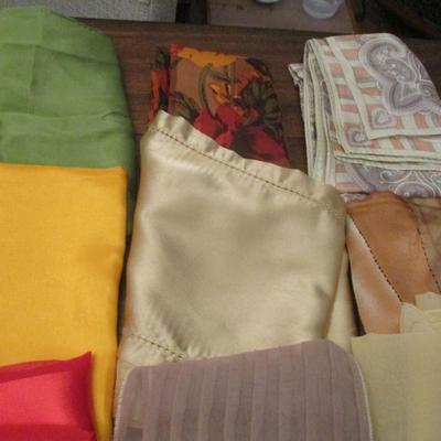 Assortment Of Women's Scarves Lot D Some May Be Silk